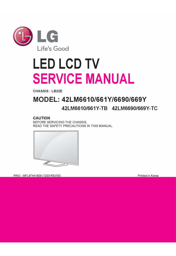 LB22E_42LM6610, 42LM661Y, 42LM6690, 42LM669Y